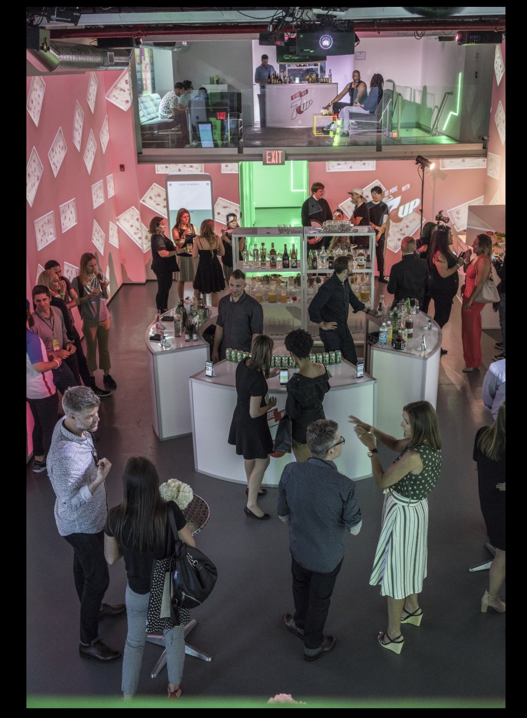 7UP Digital Bartender activation