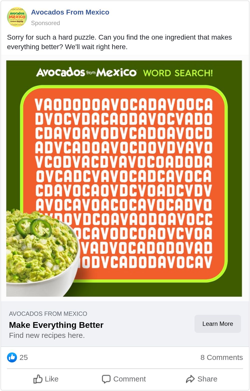 Find the Avocado social
