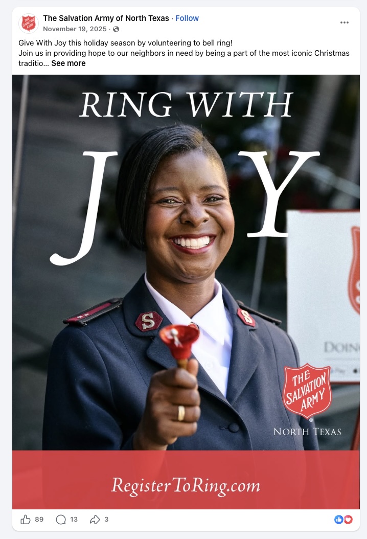 Give with Joy social